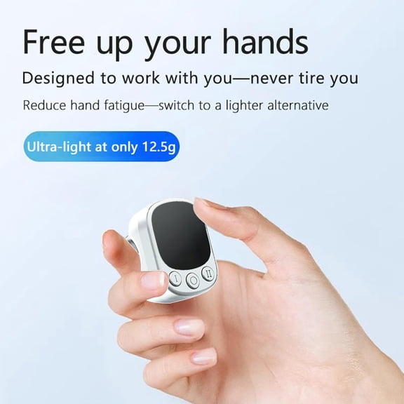 NSZDKBDT-TikTok Scrolling Ring Remote Control,Page Turner for iPad iPhone & Android Tablet,Bluetooth Camera Remote, Scrolling Ring for TikTok,YouTube,Instagram,iOS,Android (White)