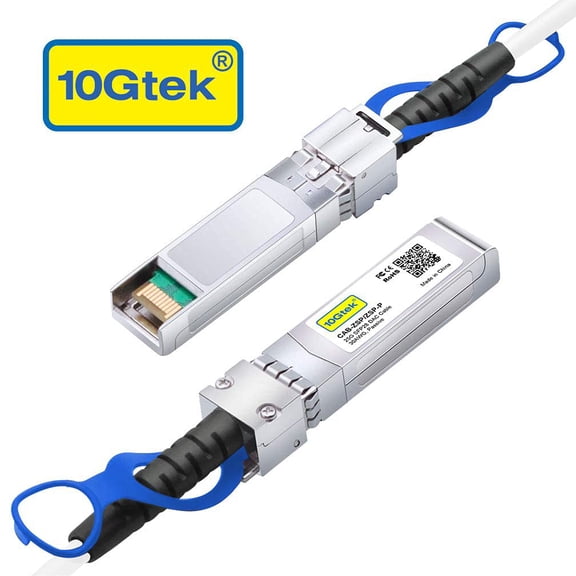 NSZDKBDT-[White 25G SFP28 SFP+ DAC Cable - 25GBASE-CR SFP28 to SFP28 Passive Direct Attach Copper Twinax Cable for Mellanox MCP2M00-A002, 2-Meter(6.6ft)