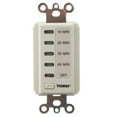 thumbnail image 1 of NSi Industries D1060LA 15A 120V Electronic 10/20/30/60 Minute Wall Switch Timer, Light Almond, 1 of 4