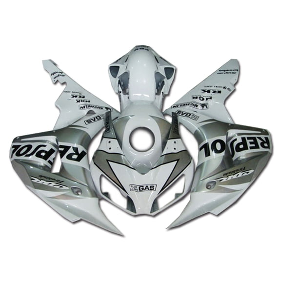 NT Fairing Fairings kit Fit for HONDA Motorcycle Sport Bike 2006 2007 CBR1000RR ABS Injection Mold 24 lbs Silver Repsol Plastic a001