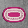 thumbnail image 1 of NT72R084X108 Crescent - Magenta 7'x9' Rug, 100% Polypropylene - Oval., 1 of 2