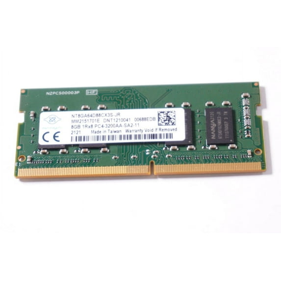 NT8GA64D88CX3S-JR Nanya 8GB PC4-3200AA DDR4 3200MHz SO-DIMM Memory