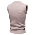 thumbnail image 1 of NTACZA Argyle Print Sweater for Man Slim Fit Yellow V Neck Sweater Vests Sleeveless Fleece Lined Sweaters Men's Jumpers 2XL, 1 of 7
