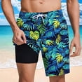 thumbnail image 1 of NTACZA Board Shorts Men's Mesh Liner Bathing Suit Quick Dry Graphic Trunks for Men L, 1 of 6