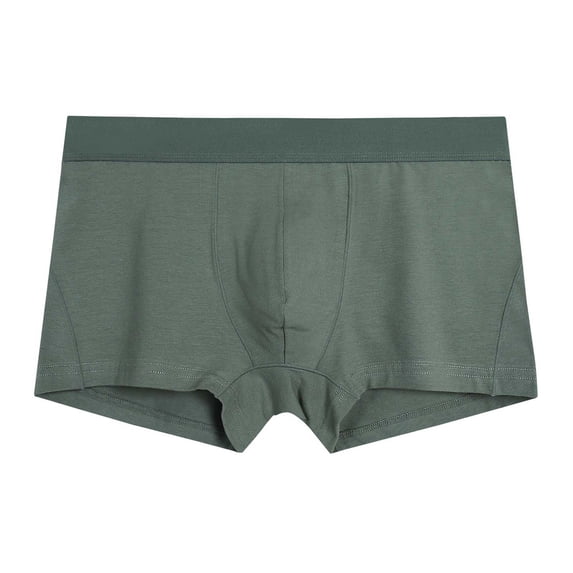 NTACZA Breathable Mens Underwear No Fly Cotton Boxer Briefs Fitted Stretch Men's Brief XL