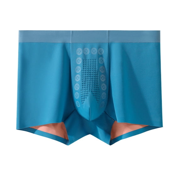 NTACZA Briefs for Men Breathable Blue Comfort Cotton Boxer Briefs Stretch Stretch Men's Brief 3X