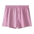thumbnail image 1 of NTACZA Cotton Men's Underwear Pink Striped Elastic Waist Boxer Shorts Mid Rise Loose Breathable Boxers for Men L, 1 of 2