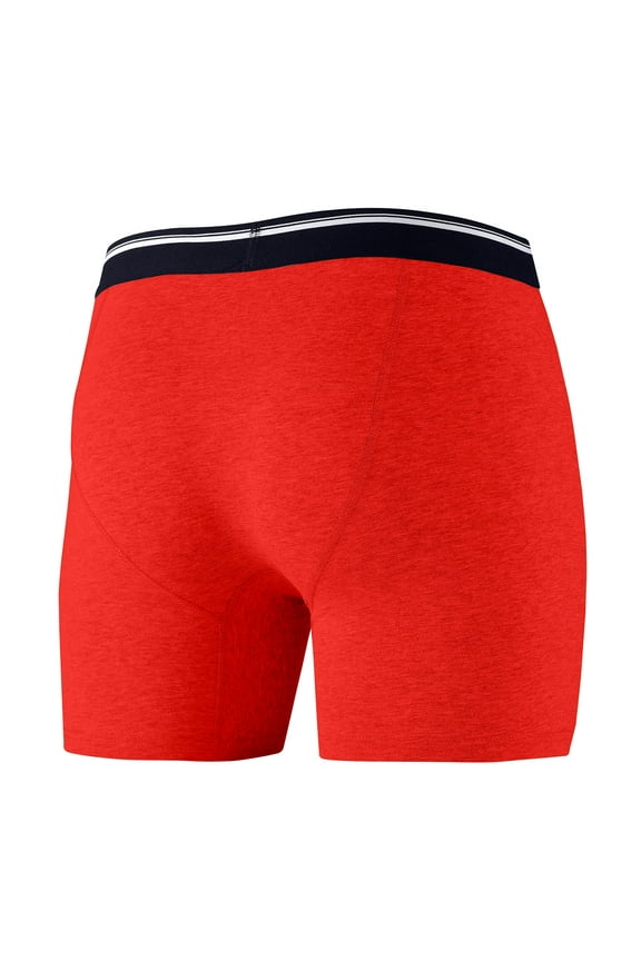 Cotton Men's Underwear Red Compression Stretch Boxer Briefs Athletic Anti Chafing Men's Brief M
