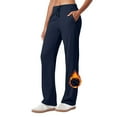 thumbnail image 1 of NTACZA High Rise Women Pants Active Blue Fleece Sweatpants Running Athletic Sportwear Trousers for Women XL, 1 of 8