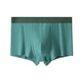 thumbnail image 1 of NTACZA Men's Underwear Comfort Green Cotton Plus Size Boxer Briefs Breathable Color Block Mens Underpants Briefs L, 1 of 2