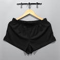 thumbnail image 1 of NTACZA Pajama Underwear Mens Black Striped Breathable Boxer Shorts Elastic Ahola Mid Waist Underpants for Men L, 1 of 6