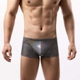 thumbnail image 1 of NTACZA Seamless Men's Underwear Briefs Black Breathable Stretch Boxer Briefs Comfy Seamless No Fly Men's Boxers L, 1 of 6