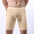 thumbnail image 1 of NTACZA Seamless Underwear Mens Beige Low Waist Breathable Boxer Briefs No Fly Anti Chafing Men's Boxer Briefs L, 1 of 6