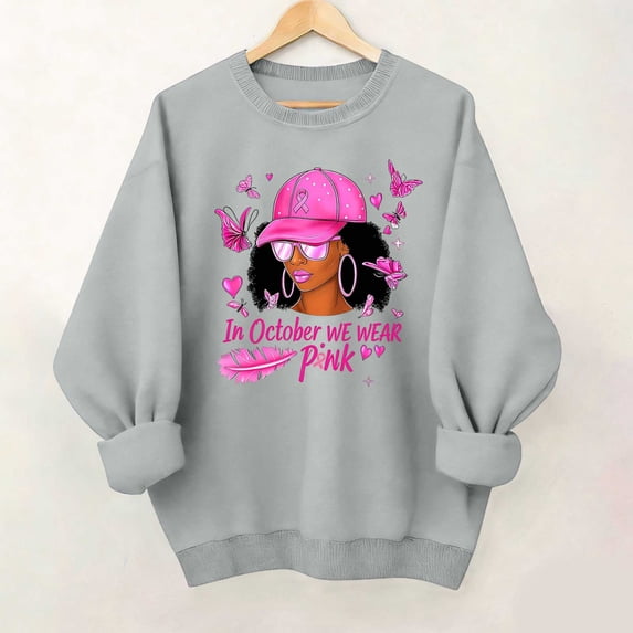NTACZA Sweatshirt for Women Crew Neck Sweatshirts Long Sleeve Casual Pullover Fall Tops Size S