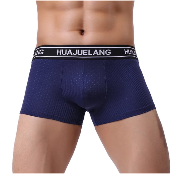 NTACZA Underwear for Men Pack Cotton Mesh No Fly Boxer Briefs No Fly Breathable Mens Briefs Big and Tall XXL