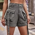 thumbnail image 1 of NTACZA Womens Cargo Shorts High Waisted Outdoors Work Shorts Hiking Athletic Shorts for Ladies S, 1 of 8