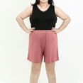 thumbnail image 1 of NTACZA Womens Shorts Modal Lightweight Pajama Shorts Plus Size Sleep Shorts Ladies XXXXXXL, 1 of 7