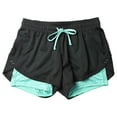 thumbnail image 1 of NTACZA Workout Womens Shorts High Waisted Running Shorts Mesh Liner Quick Dry Shorts Ladies L, 1 of 3