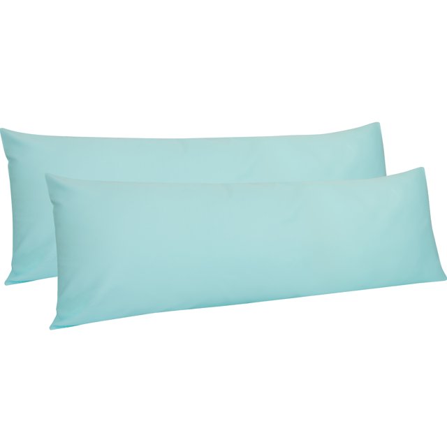 NTBAY 2 Pack 100 Egyptian Cotton Body Pillowcase with Envelope Closure
