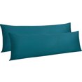 thumbnail image 1 of NTBAY 2 Pack 100% Egyptian Cotton Body Pillowcase with Envelope Closure,Soft and Easy Care Long Body Pillow Cover, 20" x 54", Slate Blue, 1 of 6