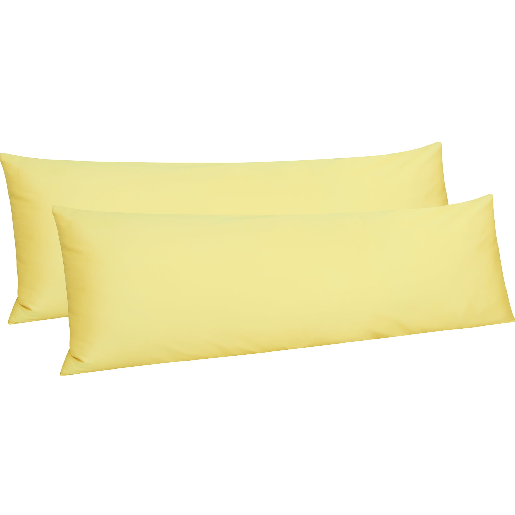 NTBAY 2 Pack 100 Egyptian Cotton Body Pillowcase with Envelope Closure