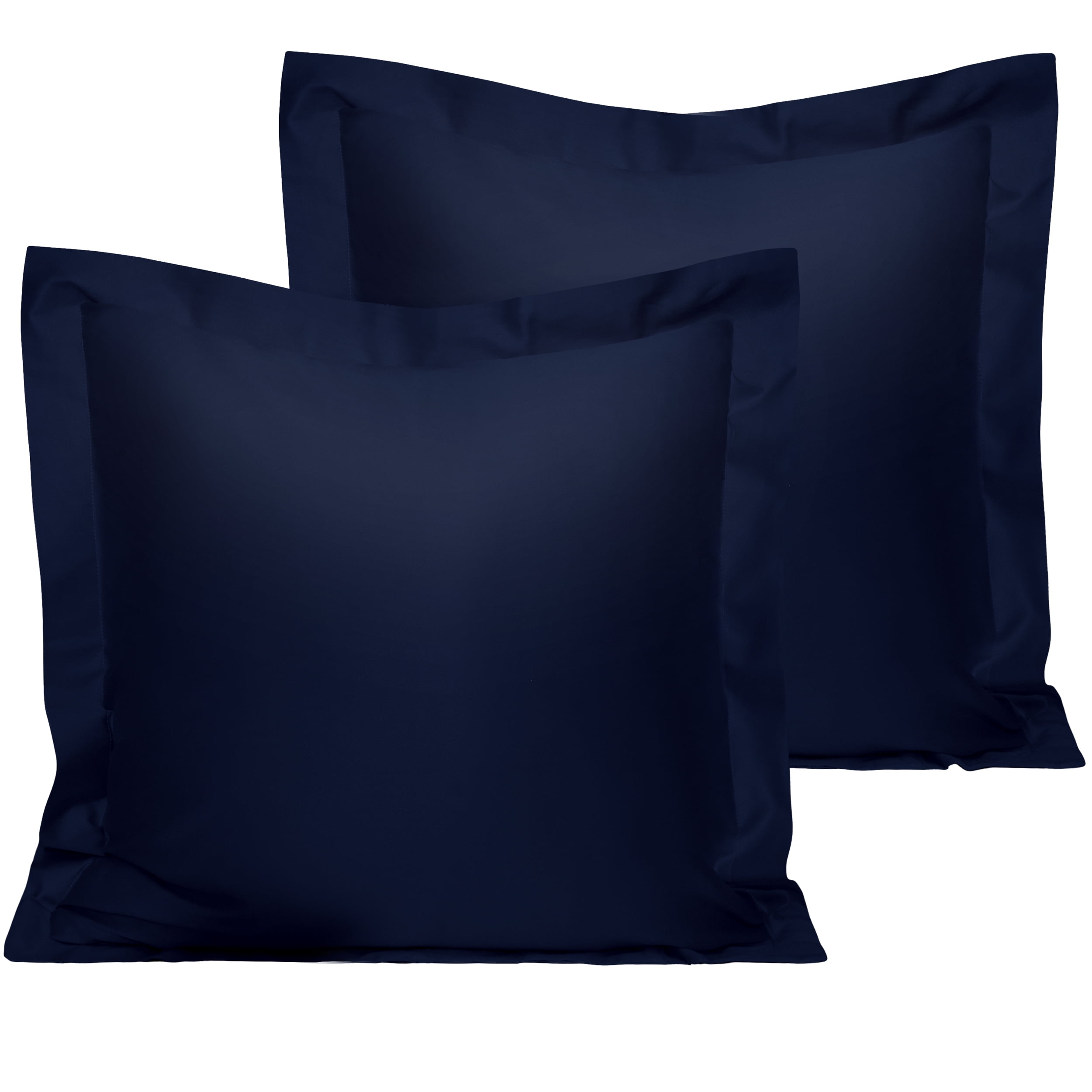 NTBAY 2 Pack 1800 Thread Count Cotton Euro Pillow Shams, Super Soft and Breathable European