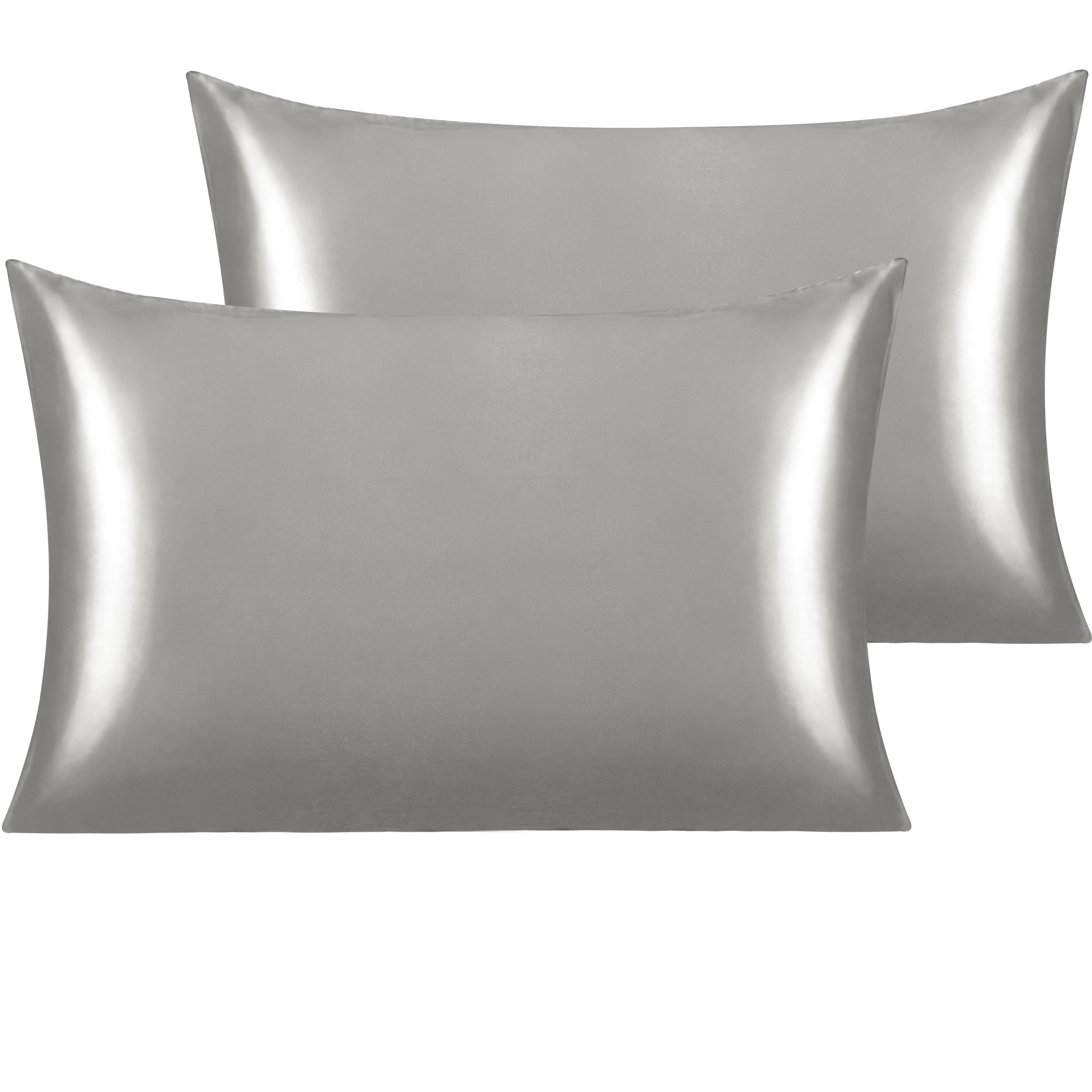 NTBAY 2 Pack Silk Satin King Pillowcases for Hair and Skin, Luxury and