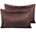 thumbnail image 1 of NTBAY 2 Pack Silk Satin Queen Pillow Shams , Oxford Pillowcases with Envelope Closure, 20" x 30", Royal Blue, 1 of 5