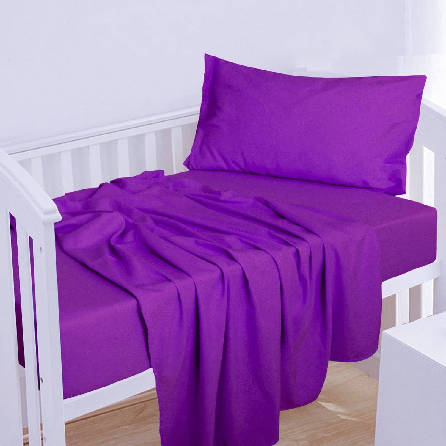 NTBAY 3Piece Microfiber Toddler Sheet Set, Soft and Breathable Toddler