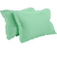thumbnail image 1 of NTBAY 8 Pack Microfiber King Pillow Shams, Ultra Soft and Breathable Oxford Pillowcases with Envelope Closure, 20" x 36", Mint Green, 1 of 5