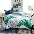 thumbnail image 1 of NTBAY Flannel Fleece Throw Blanket, Colorful Printed Fuzzy Soft Blanket, 50"X60", Monstera Deliciosa, 1 of 5