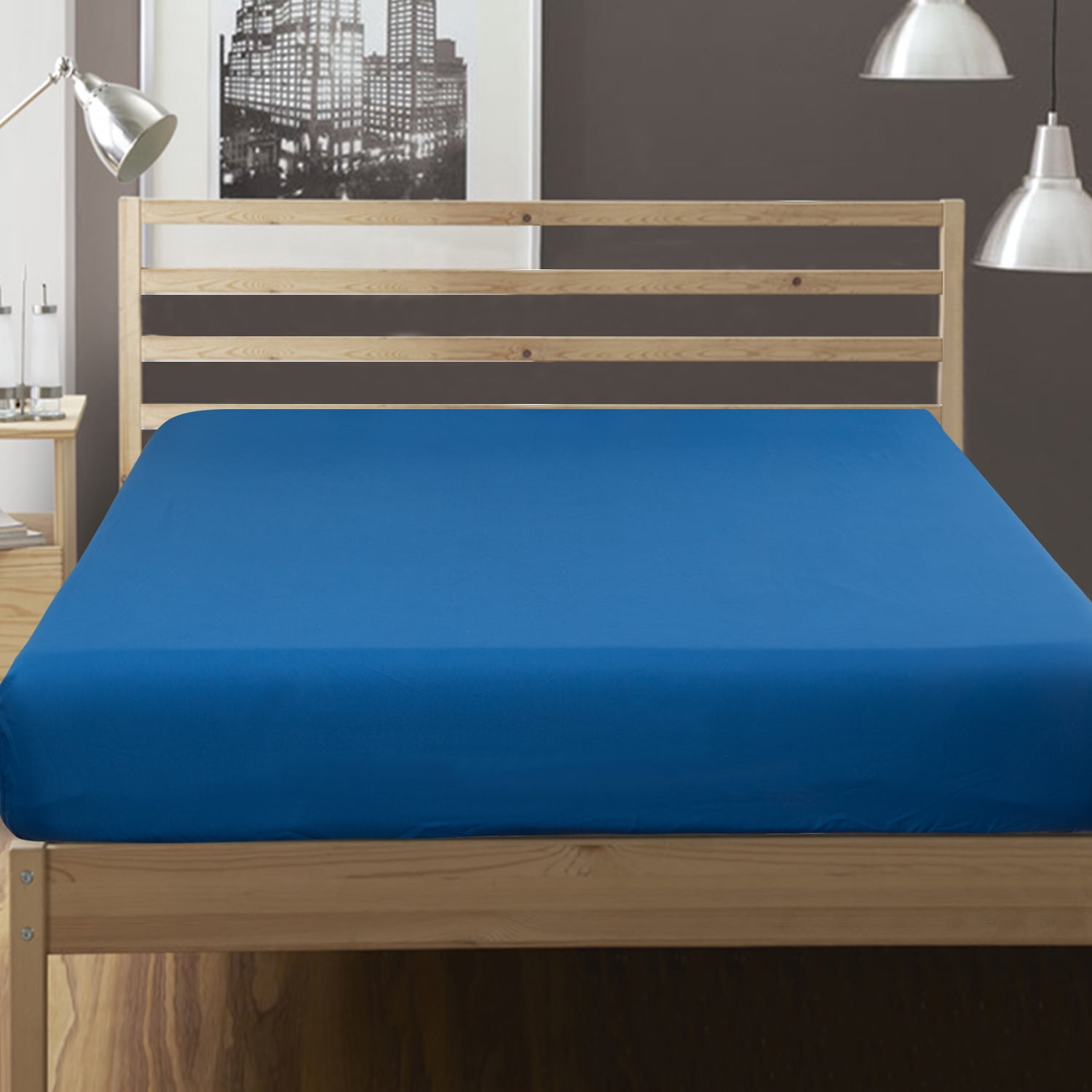 NTBAY Microfiber California King Fitted Sheet, Ultra Soft and