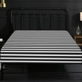 thumbnail image 1 of NTBAY Microfiber Queen Fitted Sheet, Ultra Soft and Breathable Fitted Bed Sheet with 15" Deep Pocket, 60x80 inch, Stripe, 1 of 5