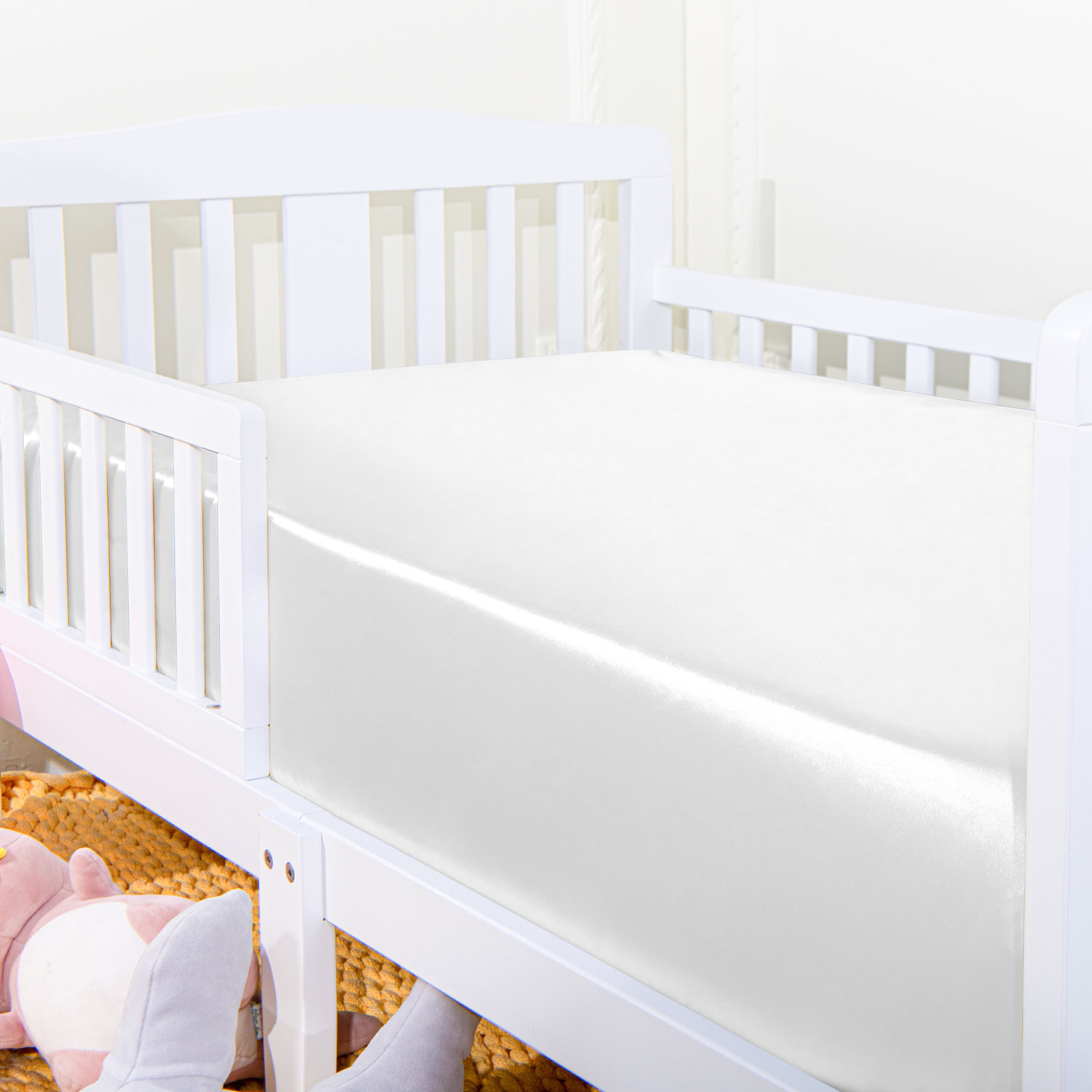 Satin baby top crib sheets