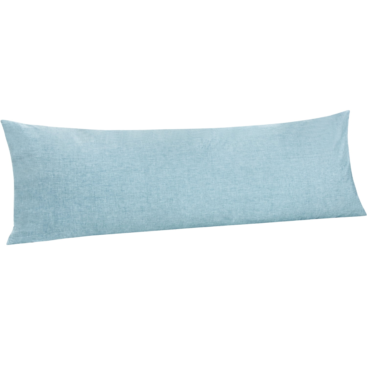 NTBAY Washed Cotton Body Pillow Case, Envelope Closure Body Pillow