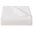 thumbnail image 1 of NTBAY Washed Cotton Twin Bedding Flat Sheet, Ultra Soft and Breathable Flat Top Sheet, 66"x96", White, 1 of 5