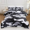 thumbnail image 1 of NTBED Camouflage Bedding Set Colorful Pattern Full Comforter Set for Kids Teens Adults Gray, 1 of 6