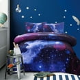 NTBED Galaxy Full Queen Comforter Set, Outer Space Solar System