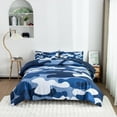 thumbnail image 1 of NTBED Navy Camouflage Bedding Set Colorful Queen Comforter Set for Kids Teens Bed in a Bag, 1 of 6