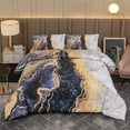 thumbnail image 1 of NTBED Queen Comforter Set Marble Printed Bedding Set Retro Style Watercolor Gray, 1 of 6