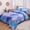 Blue Purple, variant on NTBED Tie Dye Constellation Ombre Comforter Set Twin Size Gradient Galaxy Bedding Set for Kids Girls Boys Purple 3Pcs
