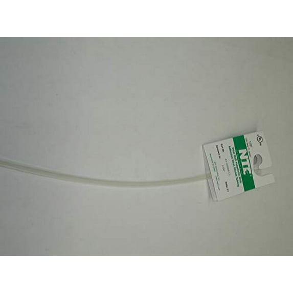 NTE Electronics 47-23048-CL Heat Shrink Tubing, Dual Wall with Adhesive, 3:1 Shrink Ratio, 1/8" Diameter, 48" Length, Clear - 47-23048-CL