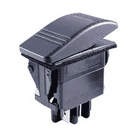 NTE Electronics 54-037 SWITCH ROCKER ILLUMINATED SNAP-IN DPDT 20A 12VDC