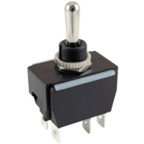 NTE Electronics 54-364W SWITCH WATERPROOF BAT HANDLE TOGGLE DPDT 16A 277VAC