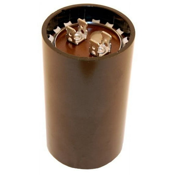 NTE Electronics MSC250V216 Series MSC Motor Start AC Electrolytic Capacitor, Two 0.250" Quick Connect Terminals, 216-259 µF Capacitance, 220/250V - MSC250V216