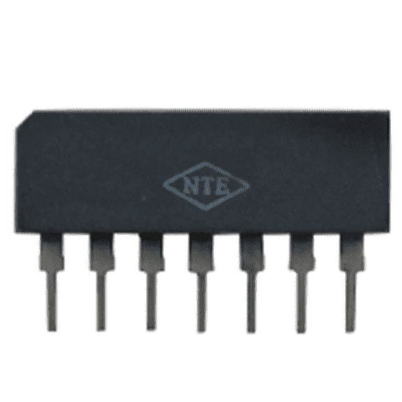 NTE Electronics NTE1092 HYBRID MODULE RF/IF AMP 7-LEAD SIP VCC=20V