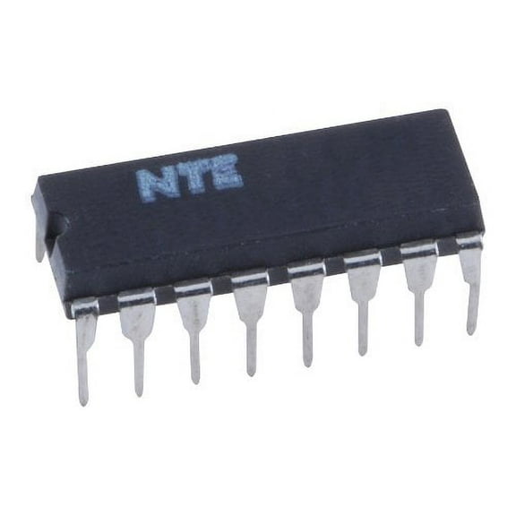 NTE Electronics NTE1624 Integrated Circuit_ AM_FM Radio Circuit with Power Amp_ 11V_ 16_Lead DIP