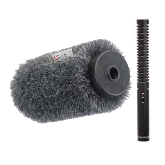 Rode NTG-1 Directional Condenser Wired Shotgun Microphone with 14cm Rycote Long Hair Wind Diffusion