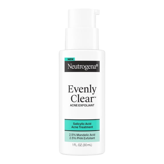 Neutrogena Evenly Clear Acne Exfoliant, Salicylic Acid, 1 fl. oz