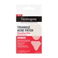 thumbnail image 1 of Neutrogena Hydrocolloid Triangle Acne Patches, Sensitive Skin, 10 Count, 1 of 11